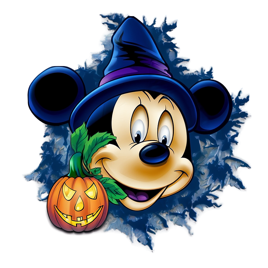 Mickey Mouse Halloween Witchcraft Png 06212024