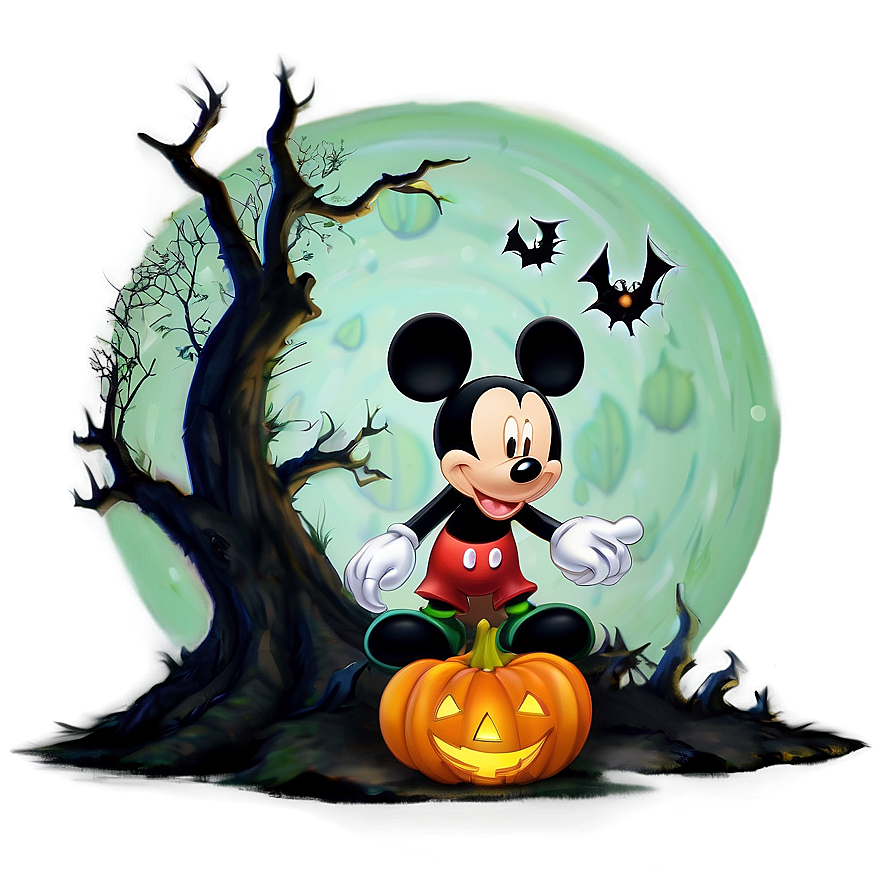 Mickey Mouse Halloween Witchcraft Png 76