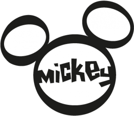 Mickey Mouse Logo Stylized