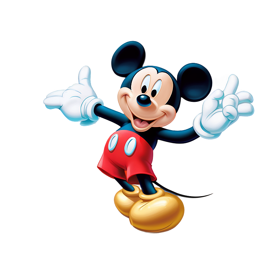 Mickey Mouse Pose Image Png Jwe