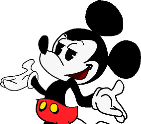 Mickey_ Mouse_ Shrugging_ Gesture