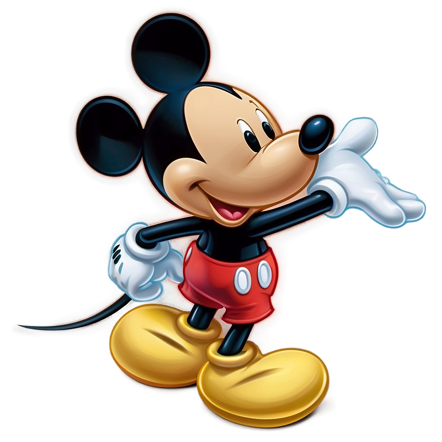 Mickey Mouse Side View Png 06202024