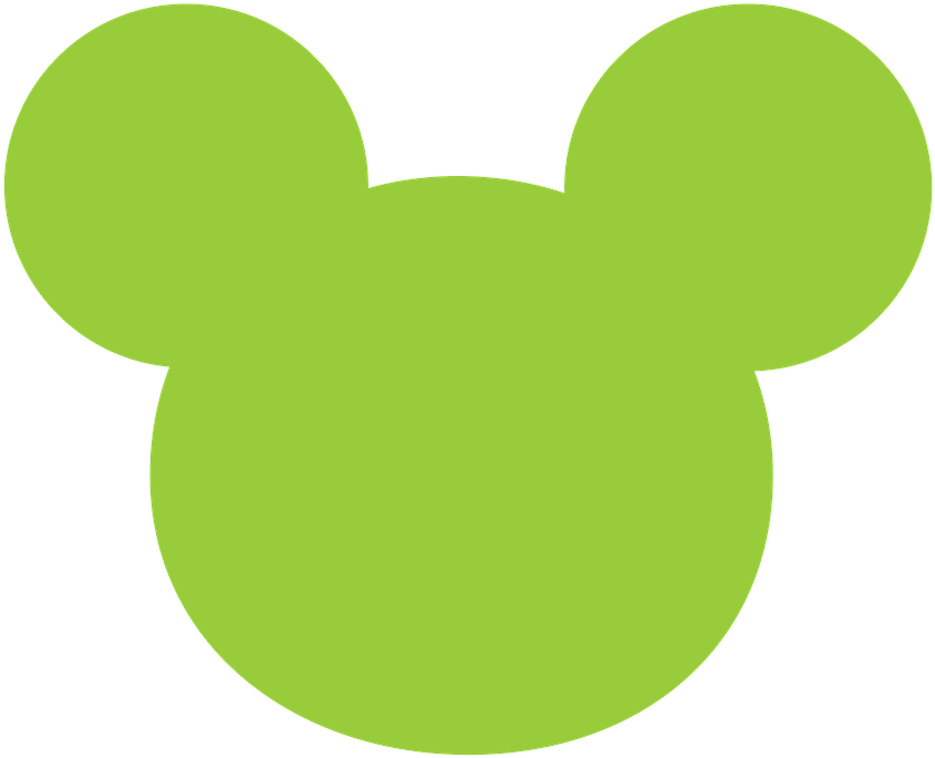 Mickey Mouse Silhouette Graphic