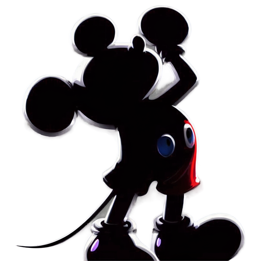 Mickey Mouse Silhouette Png Qwe47