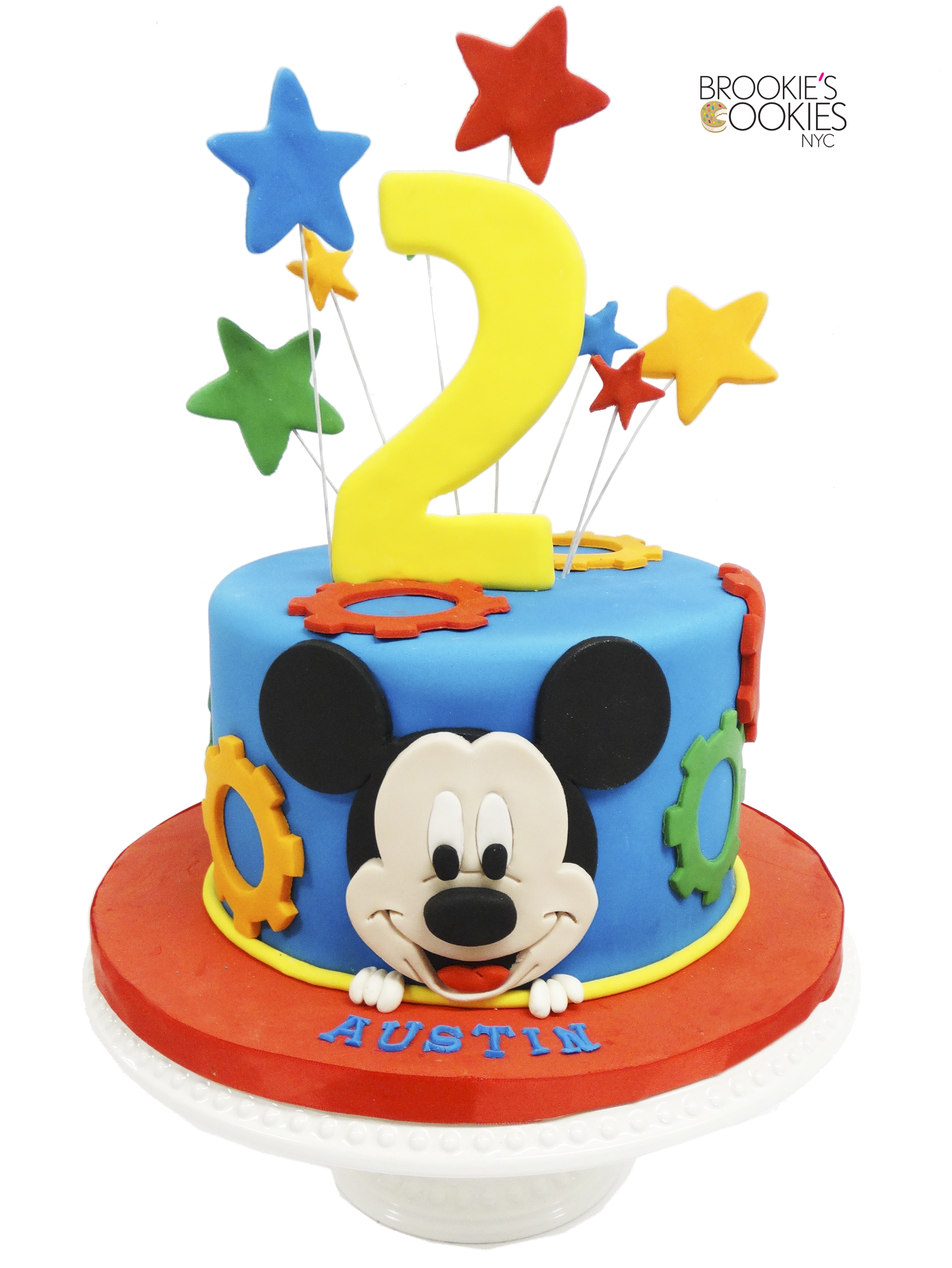 Mickey Mouse2nd Birthday Cake