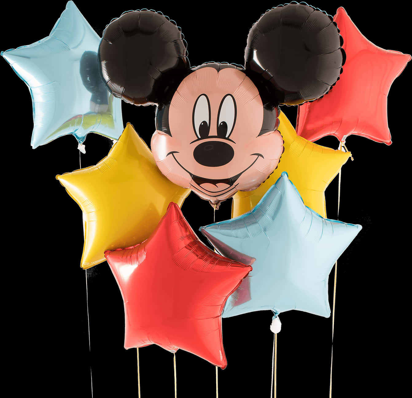 Mickey Mouseand Star Balloons