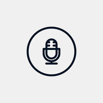 Microphone Icon Simple Design