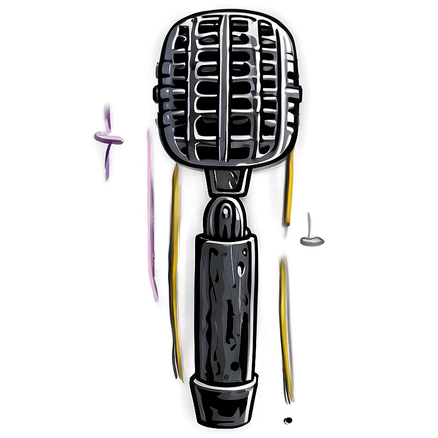 Microphone Silhouette Png Vnv