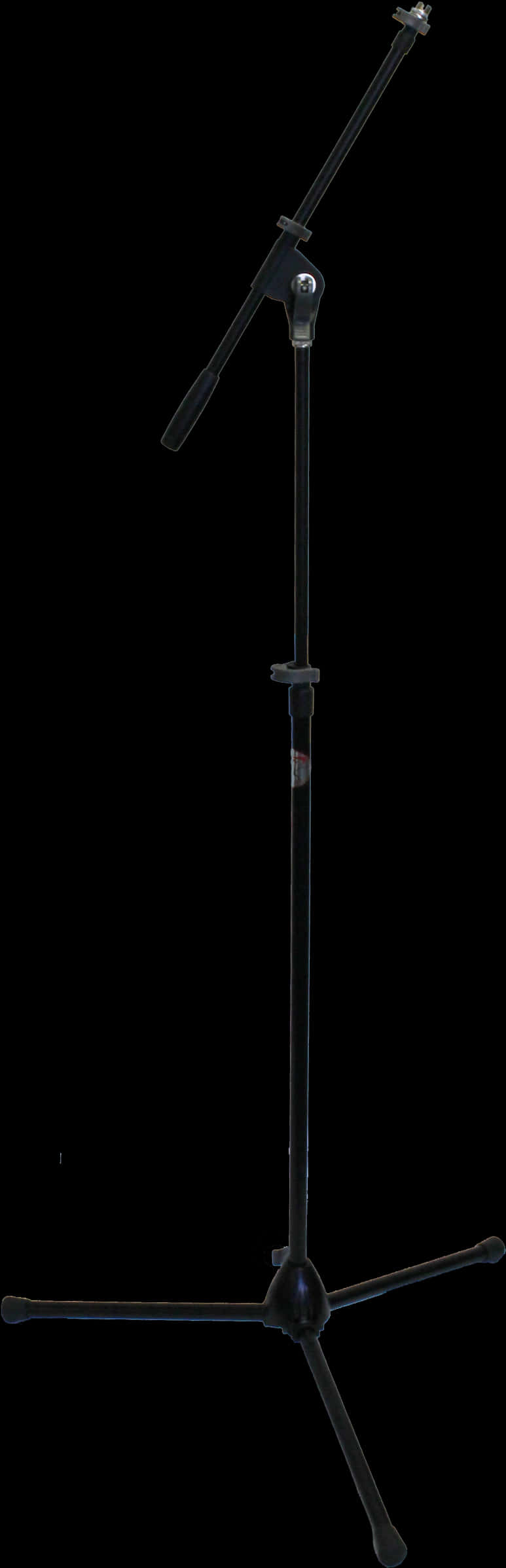 Microphone Stand Isolatedon Black