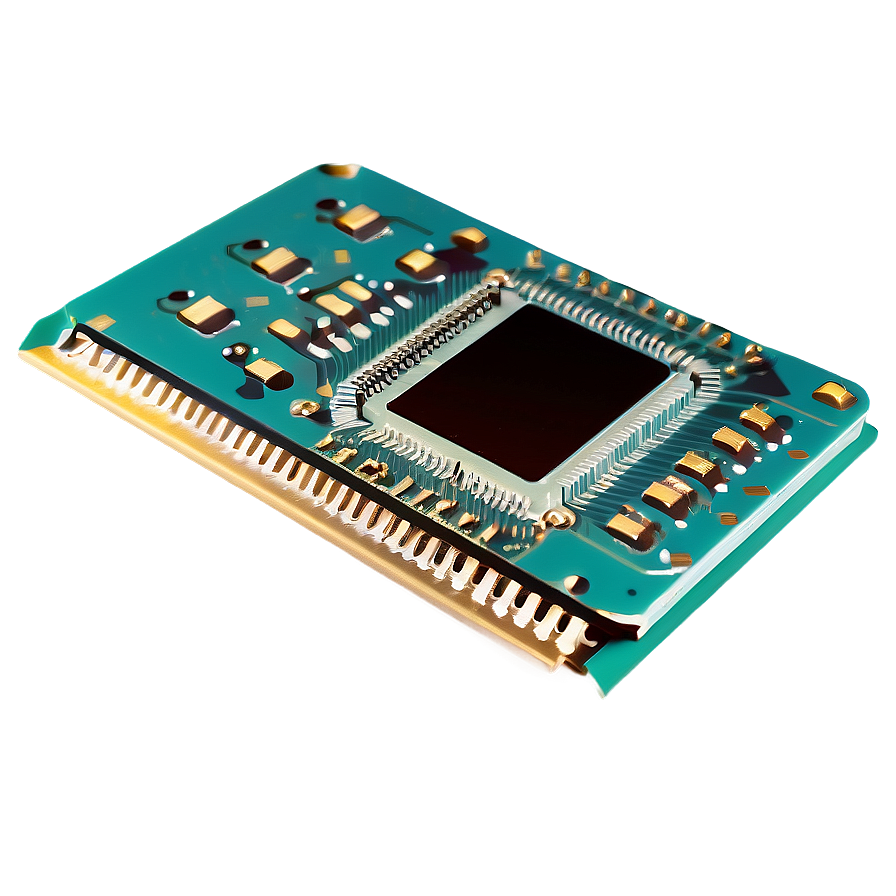 Microprocessor Chip Icon Png 06282024