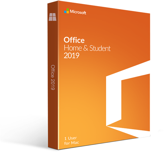 Microsoft Office Home Student2019 Mac Box