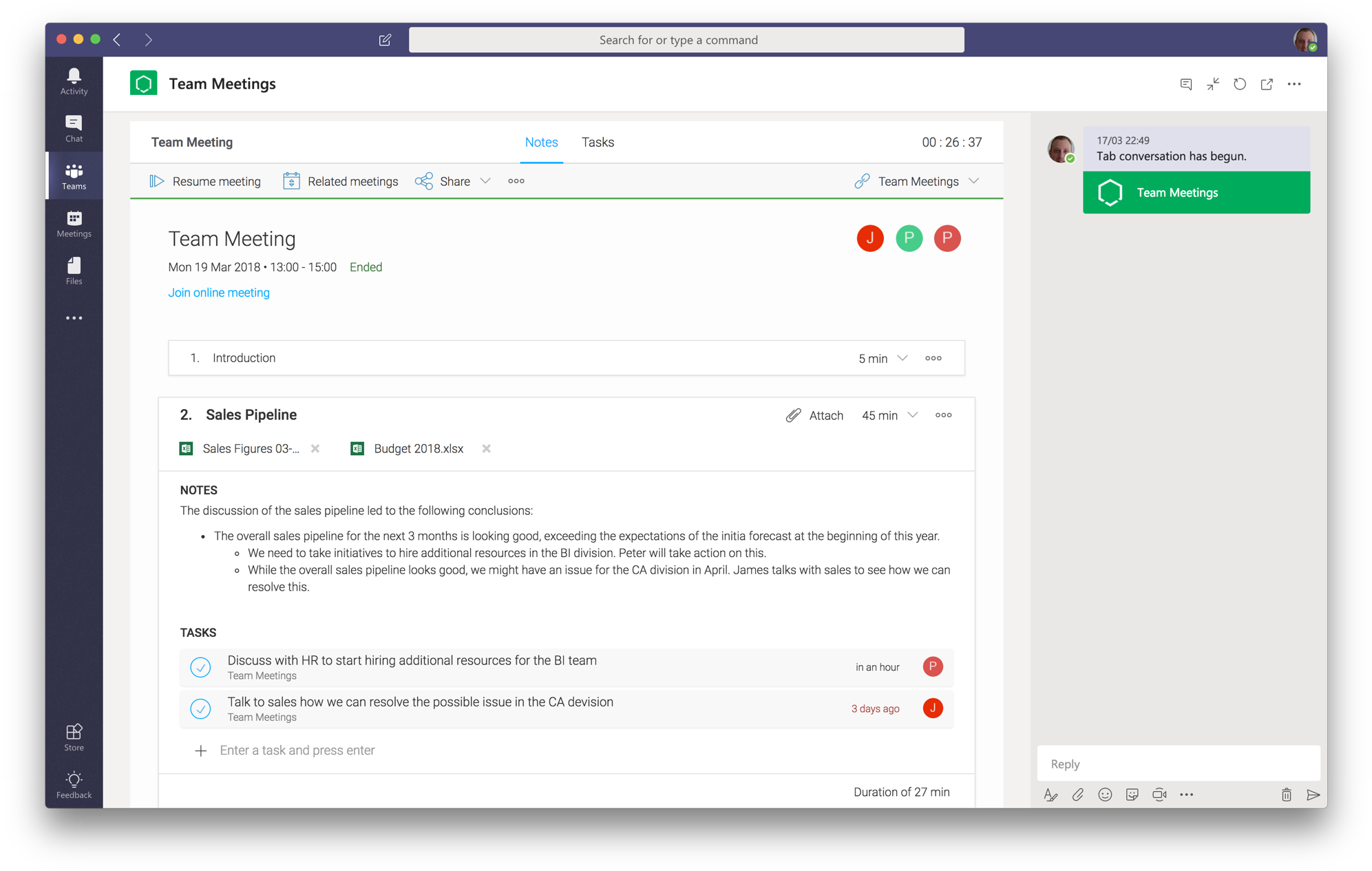 Microsoft Teams Meeting Interface Screenshot