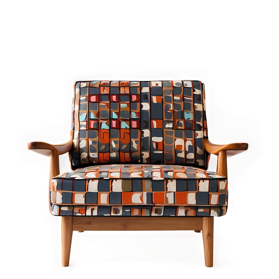 Mid-century Modern Armchair Png Lny75