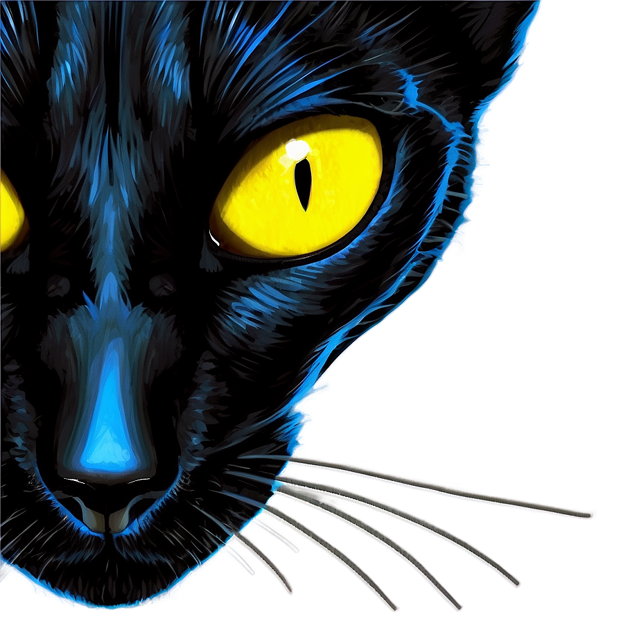 Midnight Black Cat Png Qhg