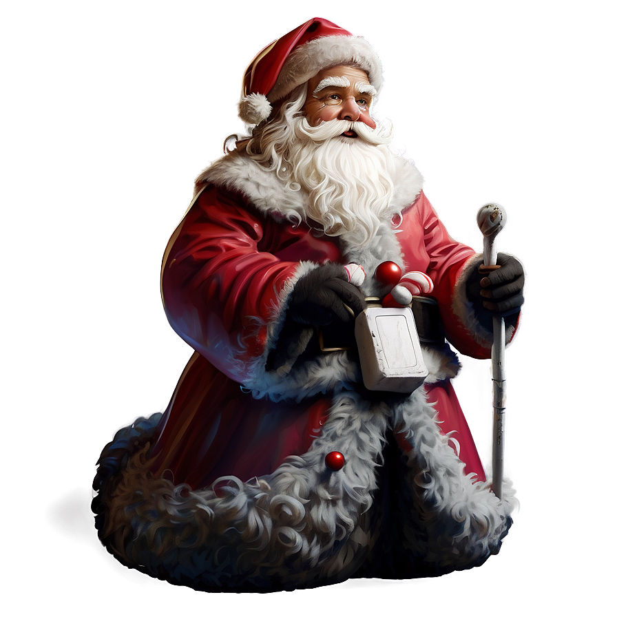 Midnight Santa Claus Png Dsl8