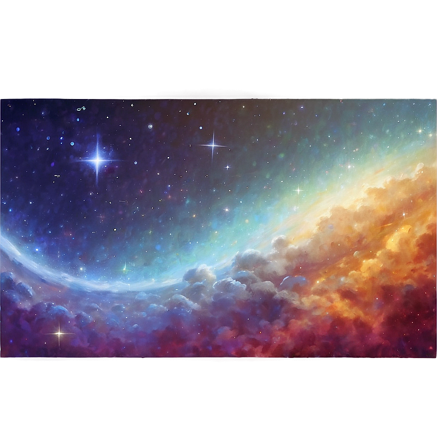 Midnight Stardust Sky Png Rej4