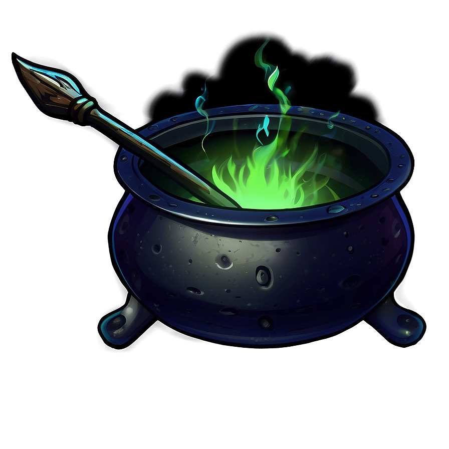 Midnight Witch Cauldron Png 05242024