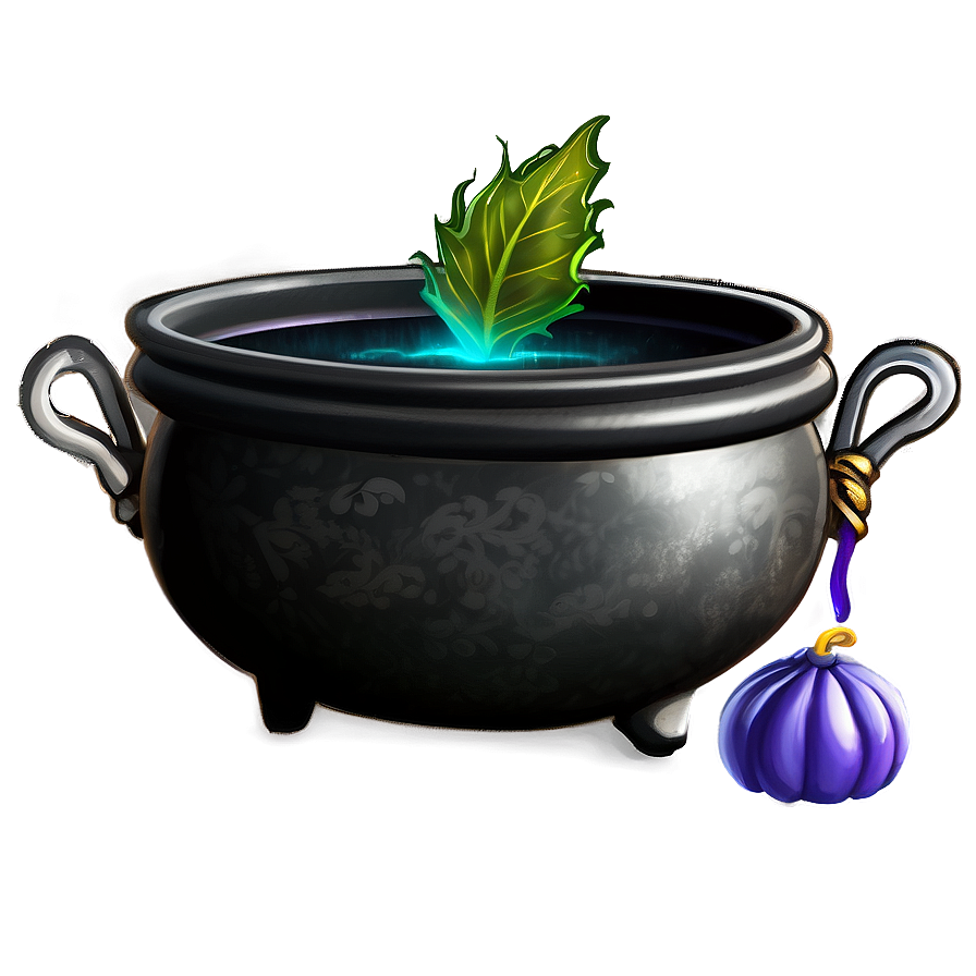 Midnight Witch Cauldron Png 66