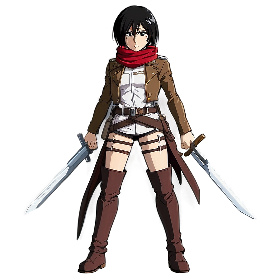 Mikasa Ackerman Anime Poster Png Brx21