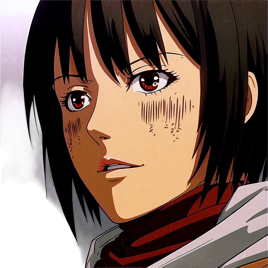 Mikasa Ackerman Close-up Png 06242024