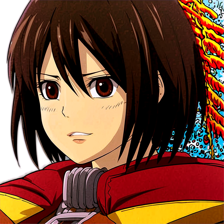 Mikasa Ackerman Close-up Png Irt43