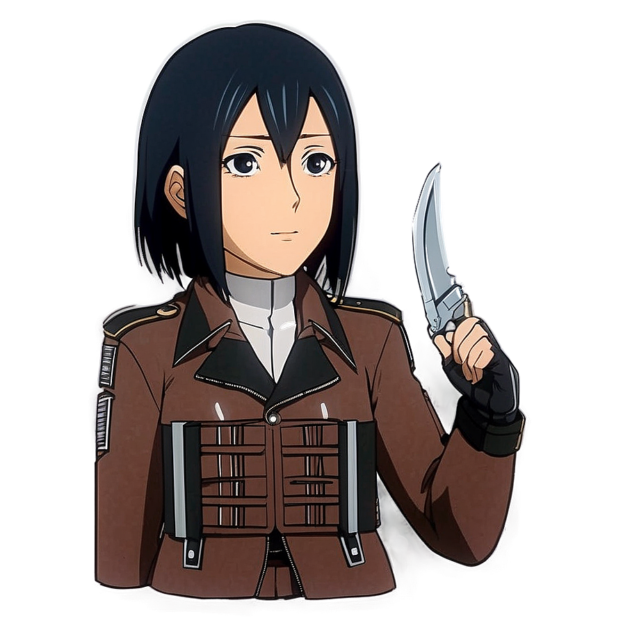 Mikasa Ackerman Hair Down Png 72