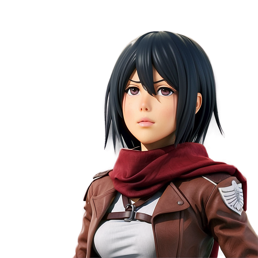 Mikasa Ackerman Iconic Pose Png Bar