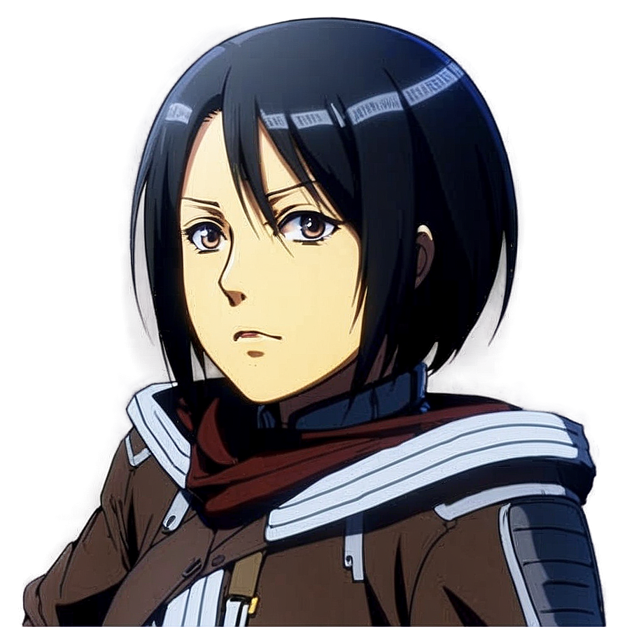 Mikasa Ackerman In Moonlight Png 06242024