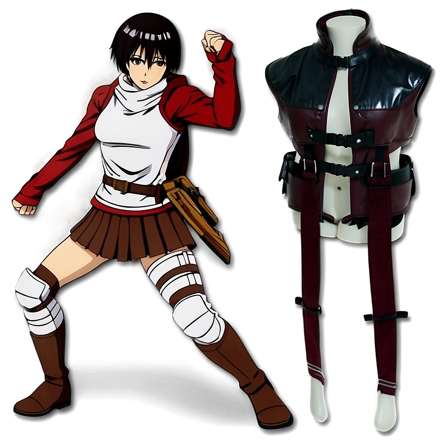 Mikasa Ackerman Training Gear Png 5