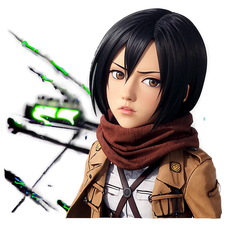 Mikasa Attack On Titan Png Mud21