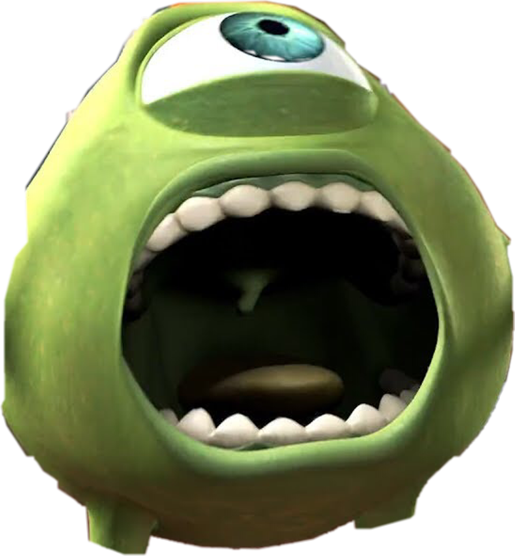 Mike Wazowski Shocked Expression