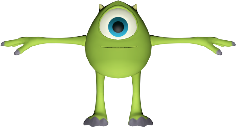 Mike Wazowski Standing Pose