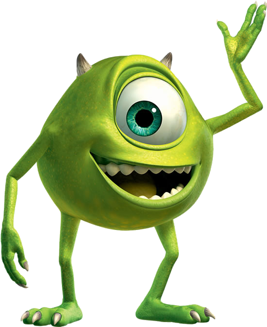 Mike Wazowski Waving Pose