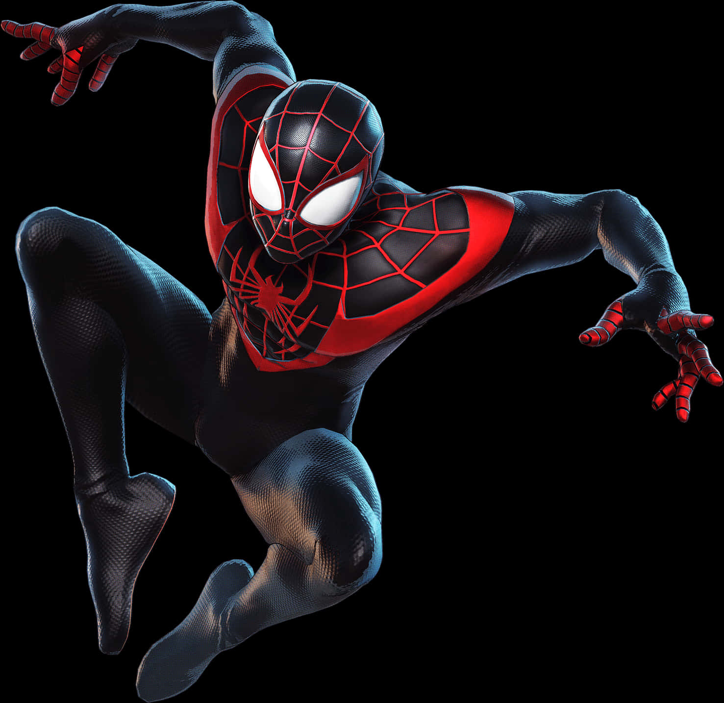 Miles Morales Spider Man Action Pose