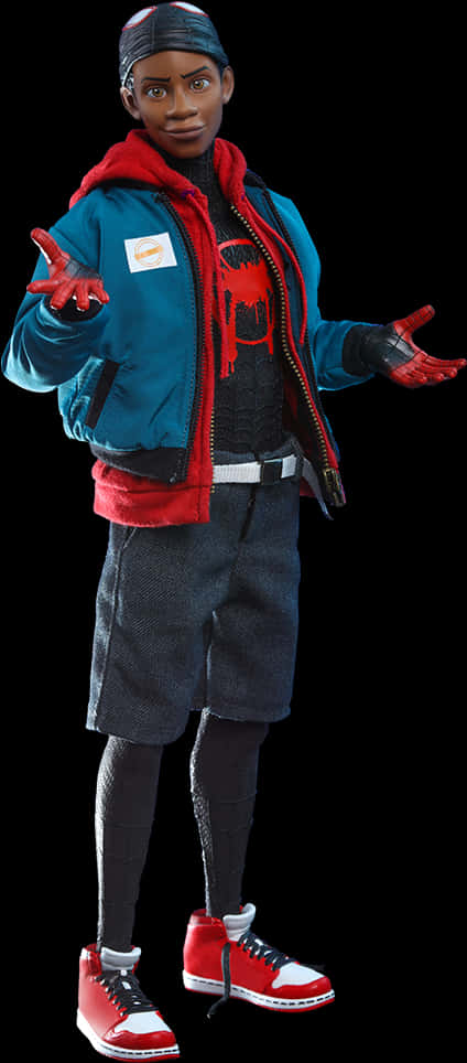 Miles Morales Spiderman Figure