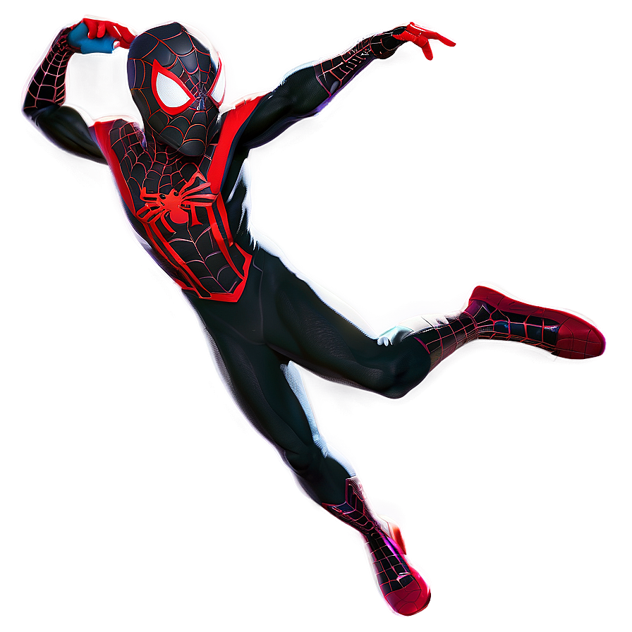 Miles Morales Web Slinging Png 05032024