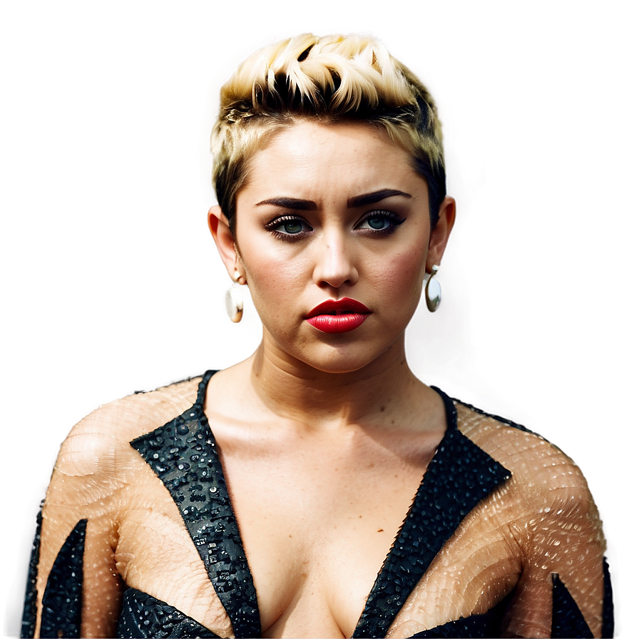 Miley Cyrus Bold Look Png 52