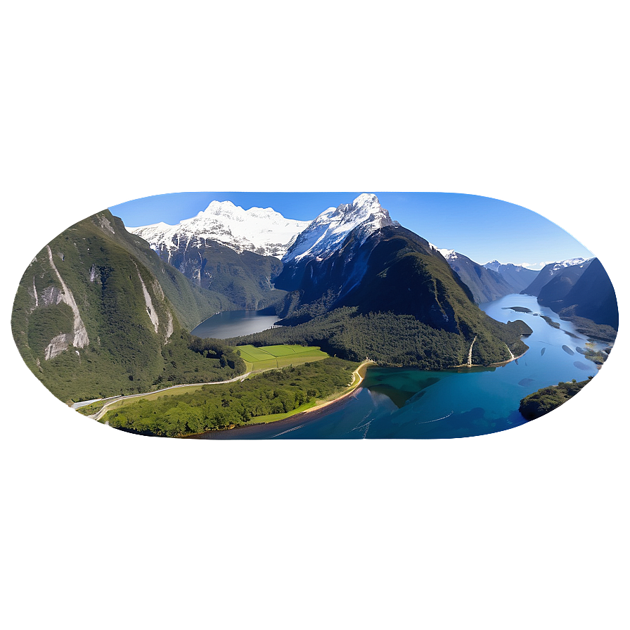 Milford Sound Scenery Png Gyo18