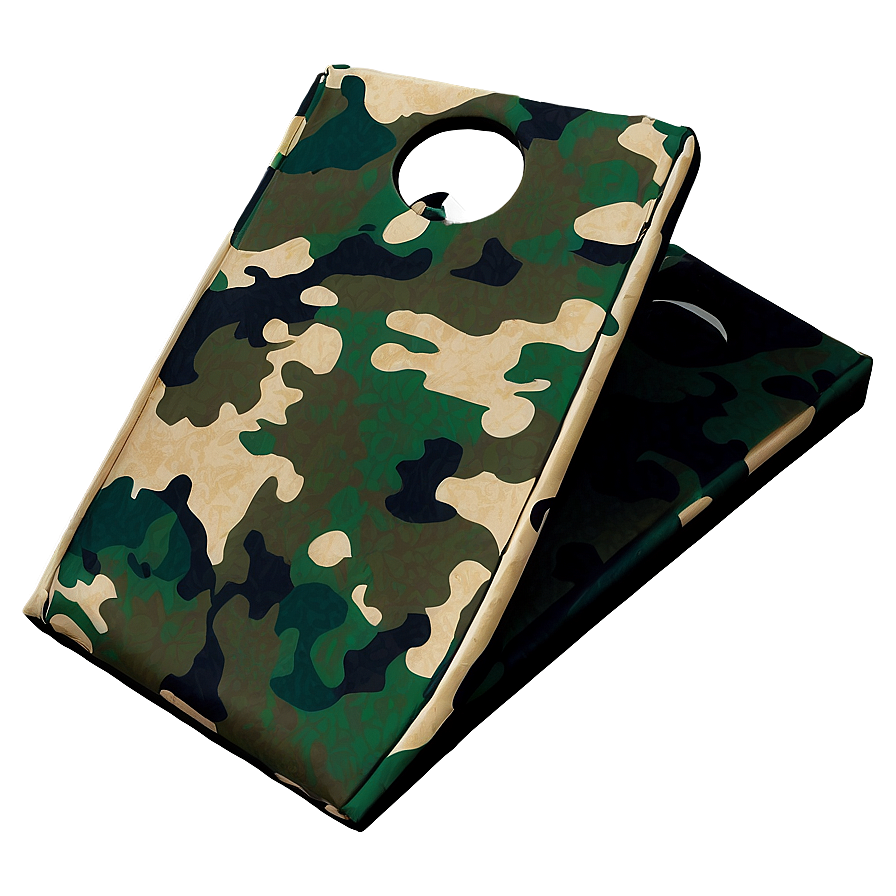 Military Camo Cornhole Bag Png 06292024