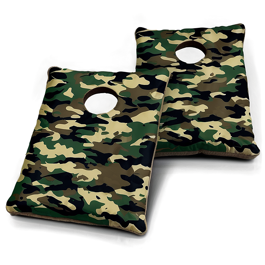 Military Camo Cornhole Bag Png Hun18