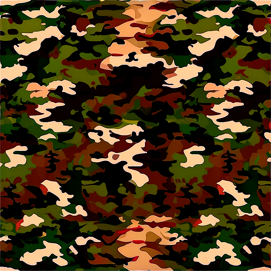 Military Camo Outline Png 12