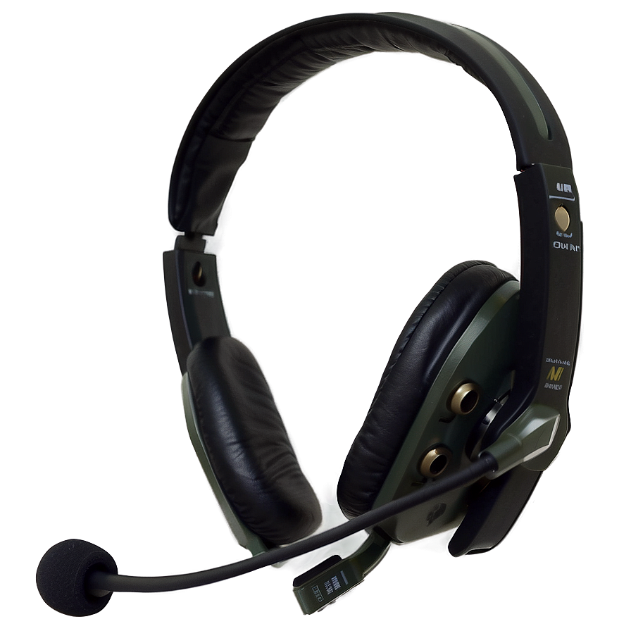 Military Grade Headset With Noise-cancelling Mic Png 06292024