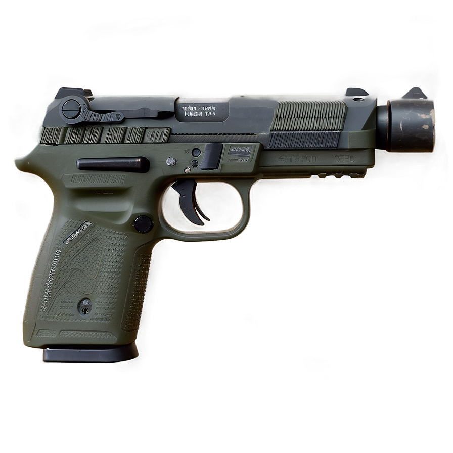 Military Handgun Png 32