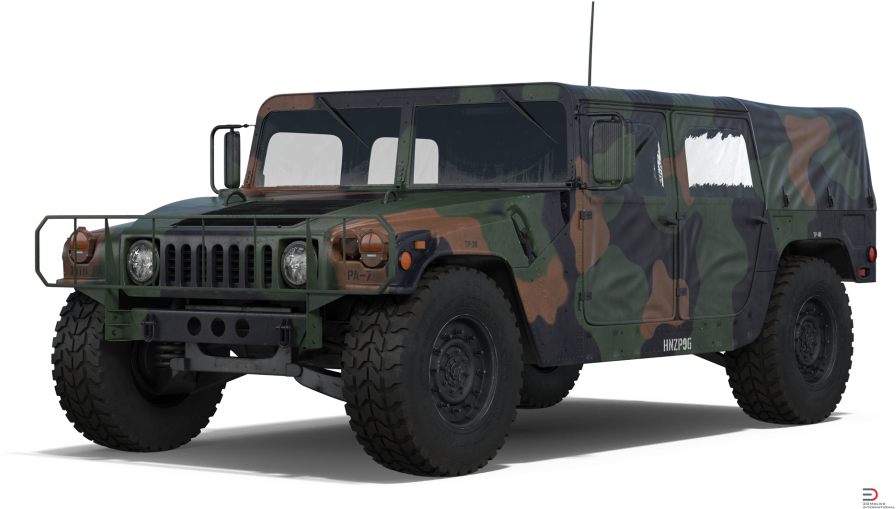 Military Hummer H1 Camouflage