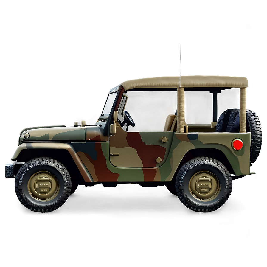 Military Jeep Icon Png 05062024