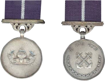 Military Medalswith Purple Ribbon