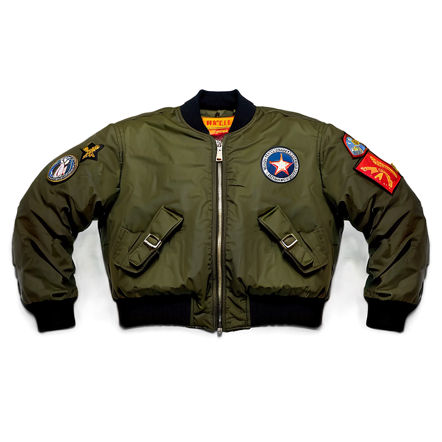 Military Style Bomber Png 06282024