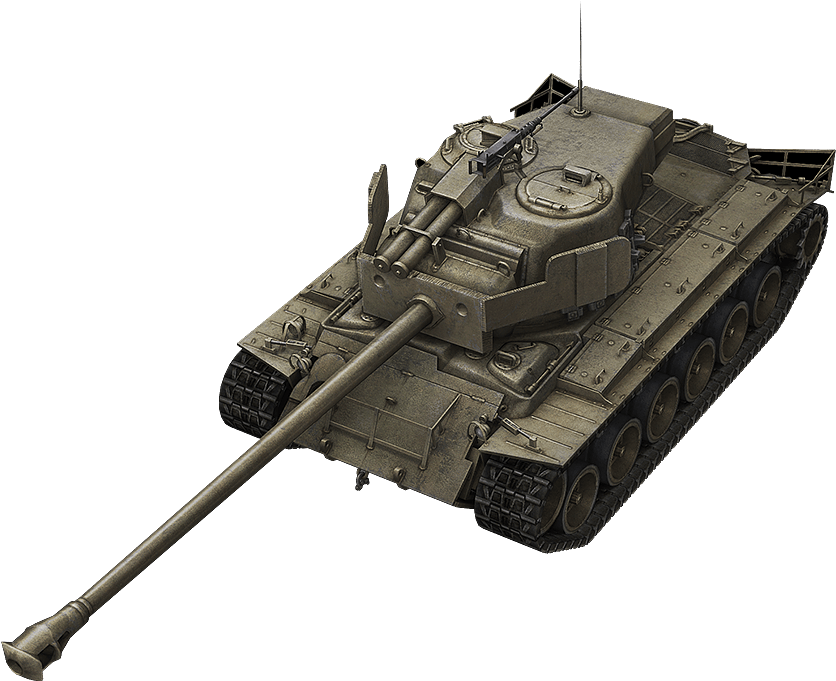 Military Tank Isolated Profile