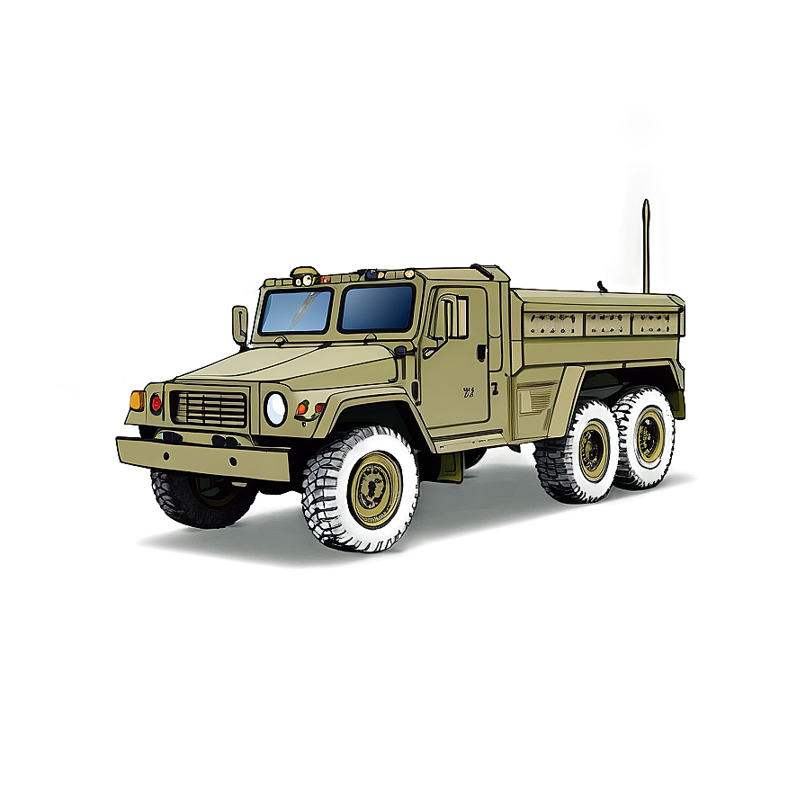 Military Vehicle Sketch Png Llu77