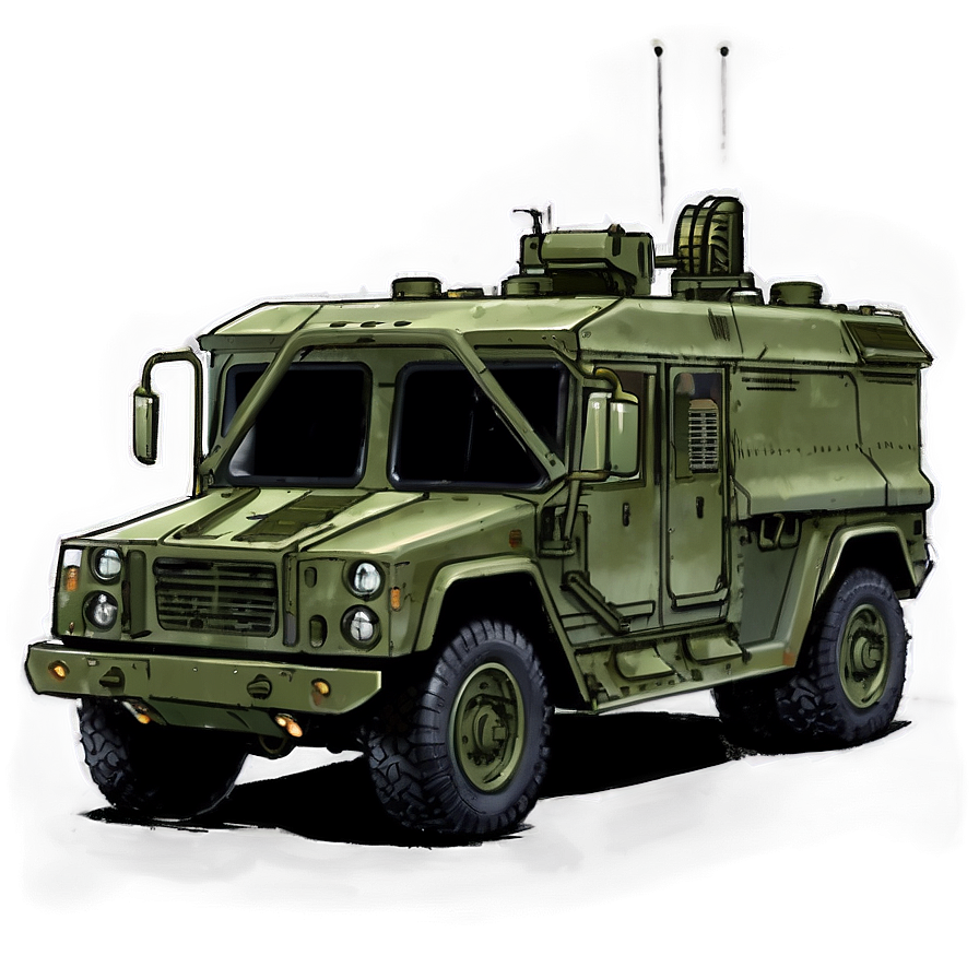 Military Vehicle Sketch Png Yfi